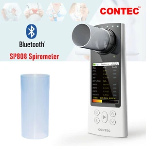 SP80B Espirómetro de Mano Bluetooth Dispositivo Volumétrico Pulmonar Espirometría + Software - Imagen 1 de 12
