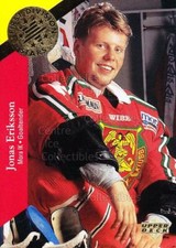 1995-96 Swedish Upper Deck First Division Stars #11 Jonas Eriksson