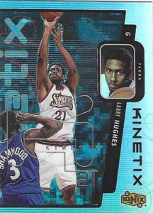 1998-99 UD IONIX LARRY HUGHES KINETIX #K6 PHILADELPHIA 76'ERS SAINT LOUIS - Picture 1 of 2