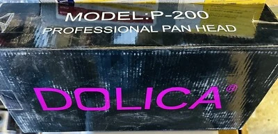 Dolica Modelo P200 Alto Rendimiento Tamaño Completo Profesional Video Pan Cabezal - Negro Foto 1 de 4