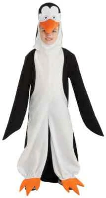 Fantasia infantil Halloween vestido fantasia pássaro animal pinguins de Madagascar Kowalski - Imagem 1 de 2