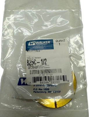 Walker 825C-1/2 Wiremold Brass FloorBox Plate Ring 1/2" Diameter Opening