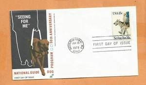 SEEING FOR ME NATIONAL GUIDE DOG FDC JUN 15,1979 MORRISTOWN NJ VINTAGE COVER - Picture 1 of 1