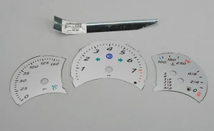 1997-1999 Porsche Boxster Aluminum Gauge Faces Tiptronic Trans - Picture 1 of 1