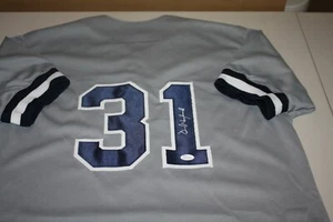 NEW YORK YANKEES #31 DAVE WINFIELD SIGNED AWAY JERSEY HOF JSA - Picture 1 of 3