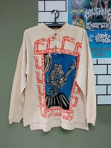 Santana vintage t shirt Tour Rock Band Concert Music black Long Sleeve size XL. - Picture 1 of 10