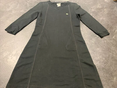 Платье-свитер Lacoste размер 38 черное с длинным рукавом - Изображение 1 из 4