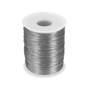 Metallic Cord 1.5mm 109 Yards Metallic Ornament String Silver - Picture 1 of 6