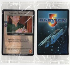 Promo CCG- Babylon 5 Rogue Telepath Sealed Pack- Deluxe Edition