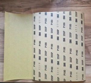 3M P180 255P Sandpaper 20x sheets 230mm x 280mm - Picture 1 of 3