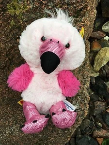 Build a Bear Retired Small Size Pink Flamingo 8" Plush Animal Toy - New - Bild 1 von 1