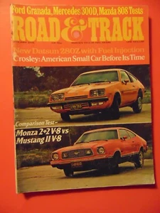 Road & Track Magazine January 1975 Crosley American small car Before It's Time - Foto 1 di 1