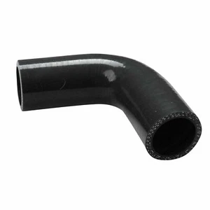 38mm 90 Degree Silicone Coupler Hose Elbow Turbo Intake Intercooler Black Pipe - Picture 1 of 7