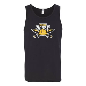 Northern Kentucky University Norse Primary Logo Sports Team Tank Top - Black - Picture 1 of 6