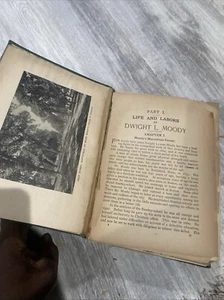 Seltener antiker 1899 Dwight L. Moody sein Leben und seine Arbeit Gedenkband Hardcover - Bild 1 von 8