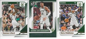 2024-25 Donruss Bucks 3 Karten Lot Franchise Features Giannis Antetokounmpo Dame - Bild 1 von 1