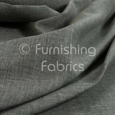 New Soft Smooth Silver Grey Drapery Material Upholstery Textiles Curtains Fabric - Image 1 of 4