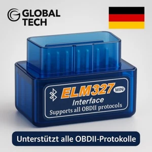 Super Mini ELM327 Bluetooth V2.1 Auto OBD2 Diagnosegerät Scanner Zum Android IOS - Bild 1 von 9
