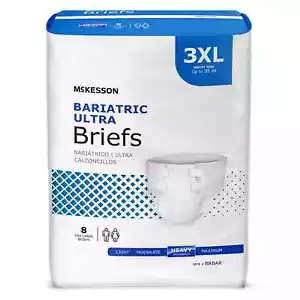 McKesson - Unisex Erwachsene Inkontinenz Ultra Bariatrischer Slip, Größe 3X-Large, NEU - Bild 1 von 8