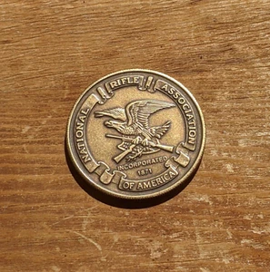 NRA Classic Collectors Series Whitetail Deer Coin Medallion Token Hunting Prop - Picture 1 of 4