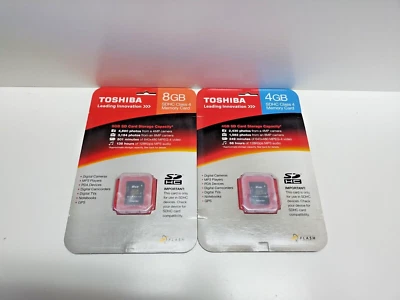 SDHC класса 4 карты памяти лот, 1-8GB, 1-4GB - Изображение 1 из 2