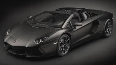 Lamborghini Aventador LP700-4 Roadster 1:8 -- Nero Nemesis (negro) -- Pocher Foto 1 de 4
