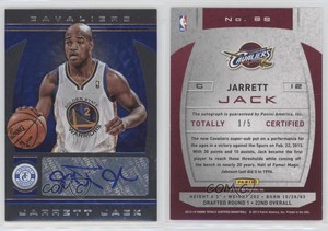 2013-14 Totally Certified Signatures Totally Blue /5 Jarrett Jack #88 Auto