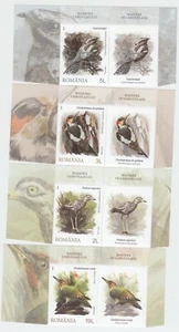 SELLOS DE RUMANIA 2018 PÁJAROS CONJUNTO ETIQUETAS MNH POST CAMUFLAJE - Imagen 1 de 1