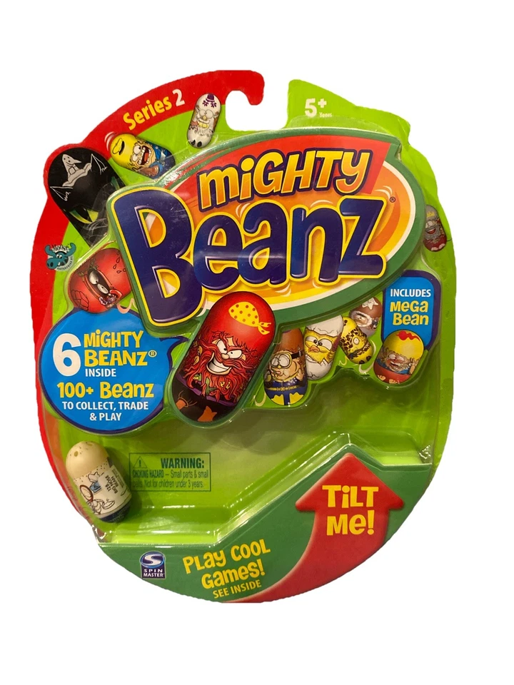 2010 ~ Mighty Beanz Collectible Series ~ (6) Mighty Beanz (Hairy Nose Beanz) NEW - Image 1 of 2