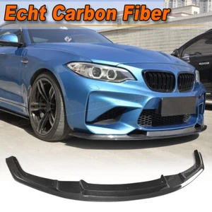 Spoiler anteriore in carbonio labbro anteriore spoiler labbro spoiler per BMW M2 F87 Coupè - Foto 1 di 10