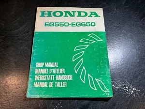 Honda G550 & EG650 Generator Factory OEM Repair Service Shop Manual - Bild 1 von 10