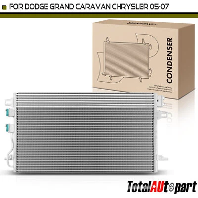 Condensador de aire acondicionado con enfriador de aceite para Chrysler Dodge Grand Caravan Town & Country 05-07 Foto 1 de 4