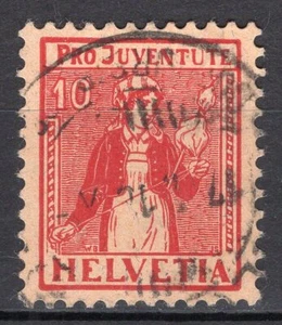#090 - Svizzera - 10 cent Pro juventute, 1917 - Usato - Picture 1 of 1