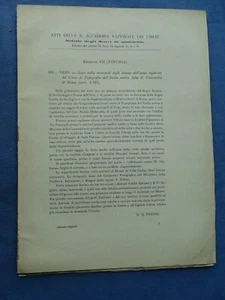 ARCHEOLOGIA-ETRURIA-VEIO-SCAVI NELLA NECROPOLI-TOMBE A CAMERA...1930 - Imagen 1 de 3