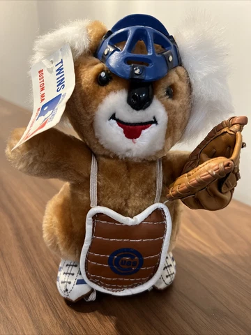 Twins Vintage MLB 8” Chicago Cubs Plush Koala Catcher Baseball Mascot Toy W/Tags Cover