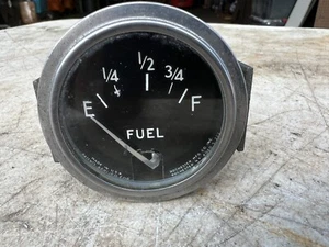 1950s/60s Vintage Rochester FUEL GAUGE HOT ROD GAS GAUGE Stewart Warner 6v - Picture 1 of 5