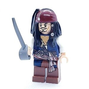 LEGO Minifigure Captain Jack Sparrow poc001 Pirates of the Caribbean Pirate