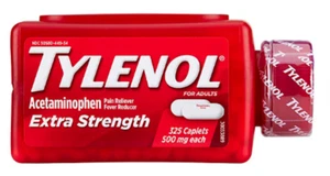 Tylenol Extra Strength Pain Relief Caplets, 500mg (325 ct.) - Picture 1 of 3