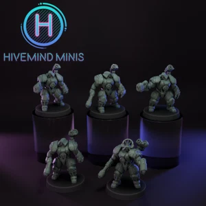 Leagues of Space Dwarves, Hearth Guardian Droids x 5, Hivemind Minis - Picture 1 of 2
