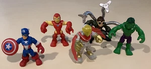 Marvel Action Figures x5 Hasbro Captain America/Hulk/Ironman/Dr Octo/Falcon Toys - Picture 1 of 13
