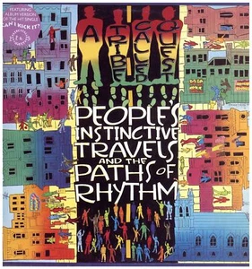 A Tribe Called Quest - People's Instinctive Travels & The '90 LP UK ORG!EX/EX - Imagen 1 de 6