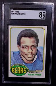 1976 Topps Football #148 Walter Payton SGC 8 NMMT MINT Rookie Card CENTERED