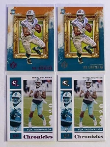 Tua Tagovailoa 2020 Chronicles Pink Rookie Parallel Gridiron Kings Pink Dolphins - Picture 1 of 5