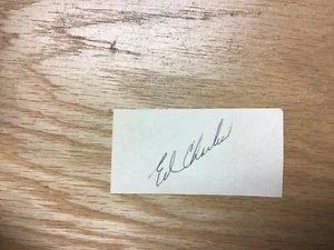 Ed Charles New York Mets Autograph on Paper - Picture 1 of 2