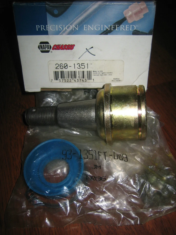NAPA CHASSIS BALL  ASY LOWER JOINT FOR E-350/450 PART #260-1351 - Image 1 of 1