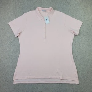 Peter Millar Poloshirt Damen XL Rosa Gizeh Baumwolle Stretch Golf LS19K01 NEU - Bild 1 von 9
