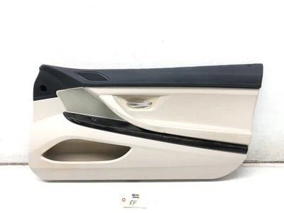 2012-2015 BMW F13 650i 640i ПРАВЫЙ ПРОХОД ПЕРЕДНЯЯ ВНУТРЕННЯЯ ДВЕРНАЯ ПАНЕЛЬ OEM СЛОНОВАЯ КОСТЬ #ПРИМЕЧАНИЕ - Изображение 1 из 4