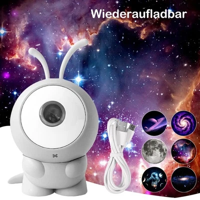 Außerirdische Sternenhimmel Projektor LED Kinder Galaxie Nachtlicht 360° Drehung - Bild 1 von 4