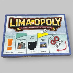 Lima-Opoly Monopoly Board Game Celebrating Lima, Ohio - New Opened/Sealed Pieces - Picture 1 of 10
