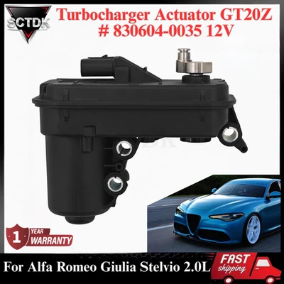 Actuador turbocompresor GT20Z 830604-0035 12V para Alfa Romeo Giulia Stelvio 2,0 L Foto 1 de 4